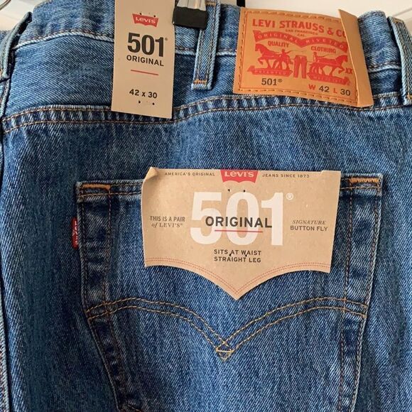 Levi’s Original Straight Leg Button Fly - Picture 5 of 6